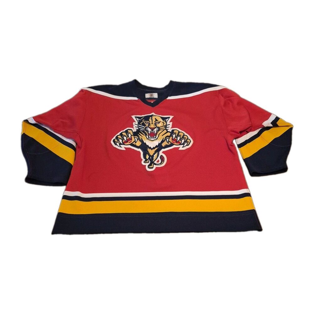 Florida Panthers Starter Jersey 54R Center Ice Authentic Hockey NHL Home Lundell - Picture 2 of 9